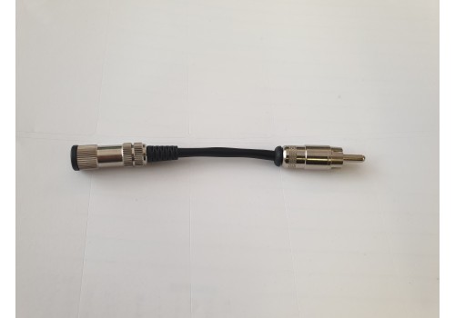3.5 Mono  Jack socket to RCA phono plug adapter