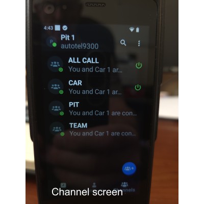 Race 470 PTT over Cellular system POC