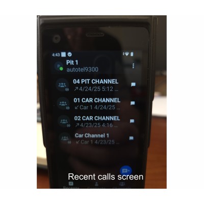 Race 470 PTT over Cellular system POC